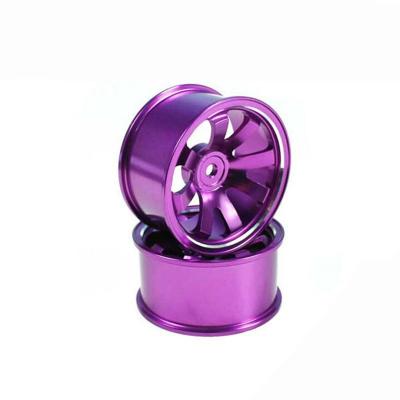 China Customized CNC-machined Aluminum Parts For Toy Car Wheel Hubs, Featuring An Anodized Finish for sale