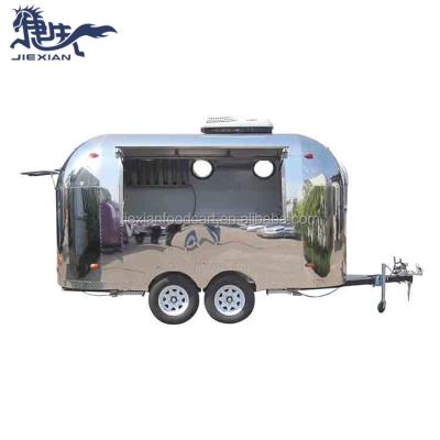 China JX-BT400 outdoor food truck stainless steel vegetable processing truck food truck usati mobile vendita for sale