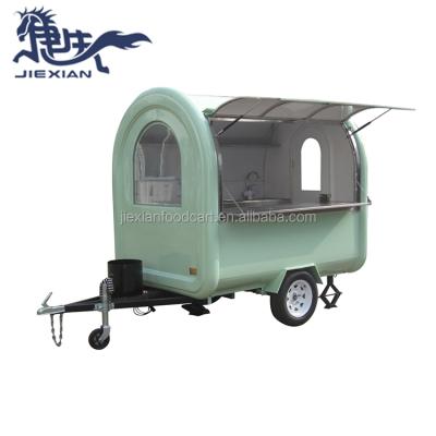 China Food Trailer Shanghai Jiexian Most Popular Used In Food Cart/Trailer/Truck Rolled Fried Ice Cream Machine for sale