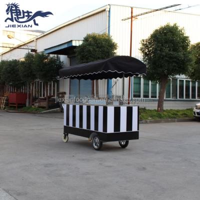 China Vending Cart JX-CR180 Shanghai Jiexian Mini Food Cart Vending Cart Food Vending Carts for sale