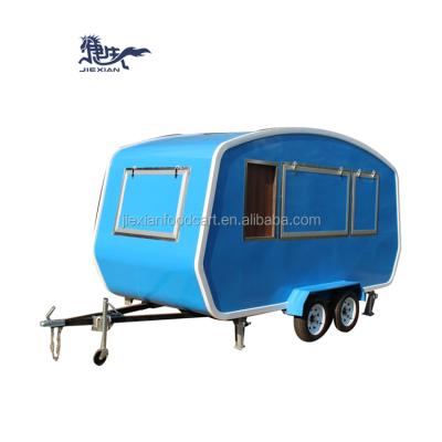 China China Europe Australia Broth Vegetable Processing Plant JX-FV435 Manufacturers Fast Shipping Used Mobile Food Trucks Food Trailer For Sale for sale