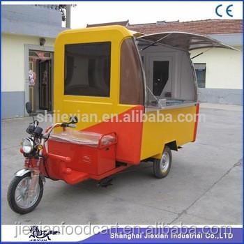 China Push Cart Electric Corn and Fast Food Cart JX-FR220GA Mobile Food Trailer Food Kiosk Cart for sale