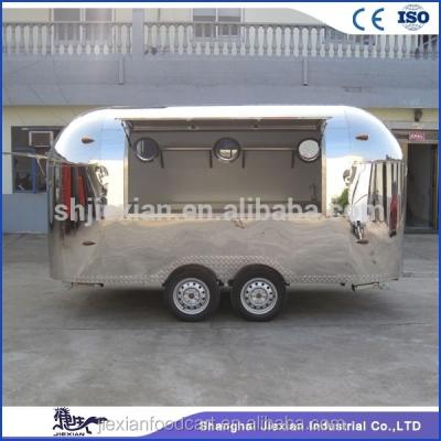 China Food trailer fast food cart JX-BT400 popsicle ice cream cart for sale cono pizza cart mobile vending cart for sale