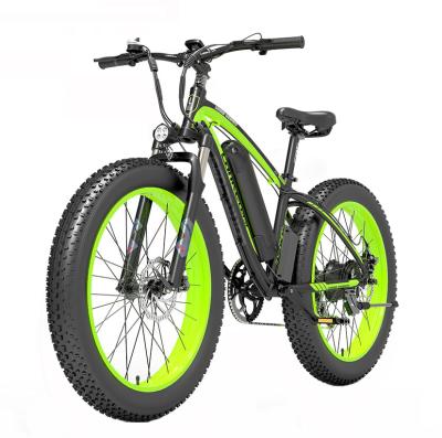 China LANKELEISI XF4000 1000w aluminum alloy 26 inch fat tire bike 48v 16ah mountain bike road electric bicycle for sale