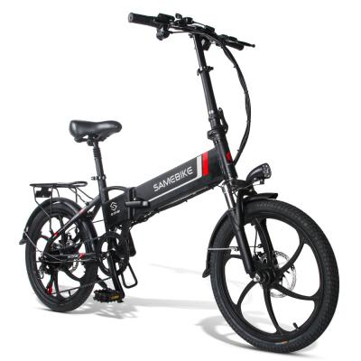 China Free Shipping Aluminum Alloy Folding Electric Bicycles 350W SAMEBIKE Electric Bicycles 350W SAMEBIKE Electric Bike 20LVXD30 SAMEBIKE for sale