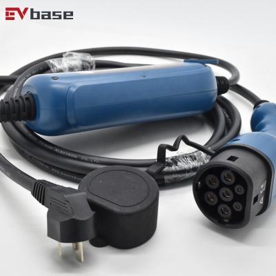 China IEC62196 Level 2 IEC62196 Home Car Charger 7KW 11KW 16A 32A EV AC EV Charger Portable Type 2 for sale