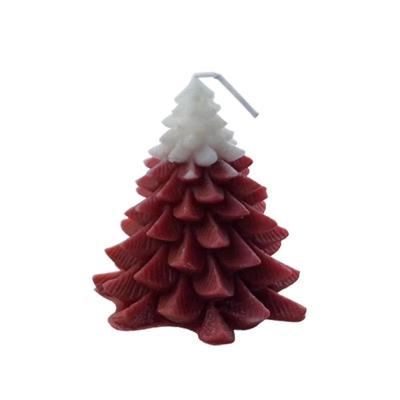 China Custom Scented Parties Christmas Candle Candle Christmas Decoration Props Scented Christmas Tree Candle for sale