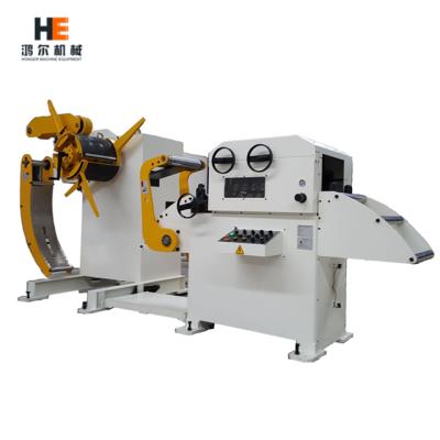 China Heavy Loading 2 Coil Metal Coil Uncoiler Machine in 1 Uncoiler Straightener for Thick Metal Strip Pressing for sale