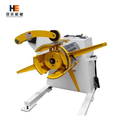 China Suitable for all Automatic Hydraulic Coil Decoiler Machine with Pressure Arm for Metal Coil Drop Down for Metal Stamping for sale