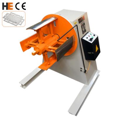 China Motorized Building Material Magazines To Uncoil Single Shaft Metal Steel Coil Chuck Uncoiler Manual Decoiler For Punch Press Feed for sale