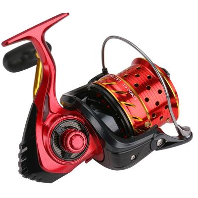 China Saltwater bait china casting fishing reels 8000 10000 Haroi carrete de pesca 4.1:1 gear ratio metal surfcasting reel spinning saltwater for sale