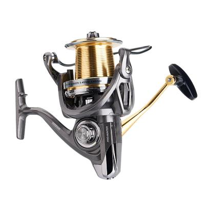 China Saltwater Bait Casting Fishing Reels Haroi PESCA Reel 8000-12000 20kg Drags Surf Spinning Light Sea Fishing Reels Spinning Handle for sale