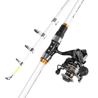 China Outdoor Sports Fishing Haroi Carbon Fiber Lure Spinning Casting Fishing Rod and Reel Kit Combo Set Fishing Rod with Reel PESCA for sale