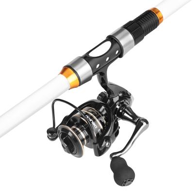 China Outdoor Sports Fishing Haroi Hot Selling Lightweight Portable Pocket Fishing Rod And Reel Combo Set For Saltwater Freshwater for sale