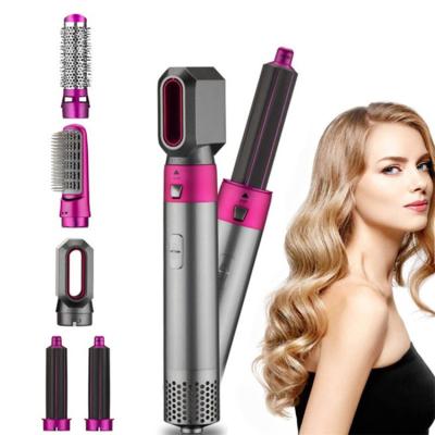 China Multifunctional Hot Air Hair Dryer 5 in 1 Hair Straightening and Curler Blow Dryer Blow Up Hair Styling Tools for sale