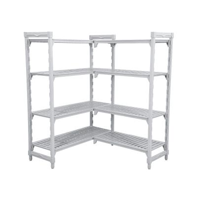 China Wholesale High Quality Eco-Friendly Easy To Adjust And Configure Plastic Shelves Freezer Warehouse Racks NSF Environmental Vented Shelving for sale