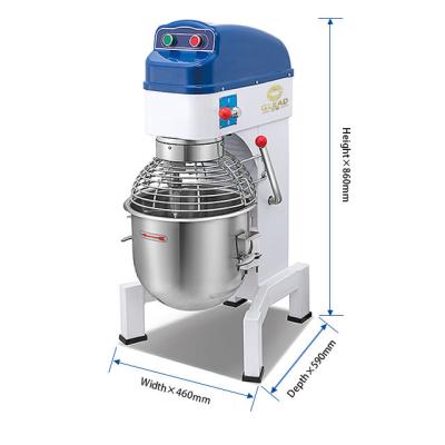 China Commercial Kitchen Bakery Hotel Supply Factory Equipment Kitchen Bread 15L Planetary Mixing Mixer Food Processing Cake Dough Professional High Quality Mixer for sale