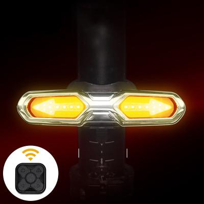 China High Quality PC Product Smart Wireless Remote Control Light Bike Tail Light Turning Rear Light for sale