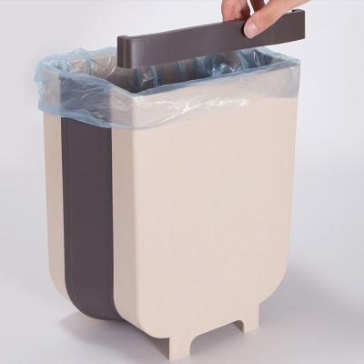 China Wall Mounted Kitchen Wall Mounted Foldable Eco-Friendly Waste Bin Sustainable High Quality for sale