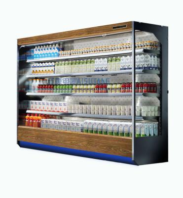 China Single-Temperature Three-Dimensional Open Display Cabinet Fridge Multideck Refrigerator For Fruit Vegetable for sale