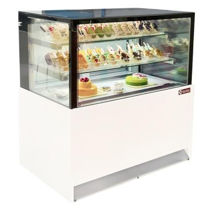 China Easybest Luxury Double-temperature Double-temperature Cake Display Counter Popsicle Fridge Cabinet Glass Door Freezer for sale