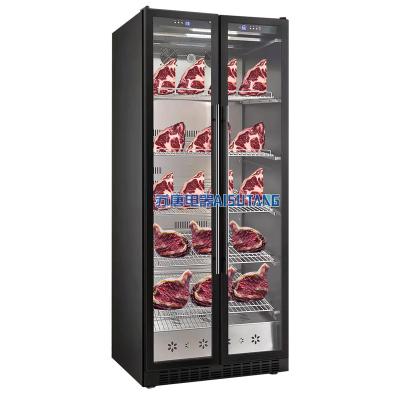 China Single-temperature Restaurant Commercial Dry Ager Beef Duck Food Display Cabinet Fridge Machine Refrigerator for sale