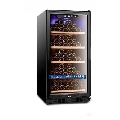 China Single-temperature Mini Upright Glass Door Wine Showcase Display Fridge And Freezer Equipments for sale