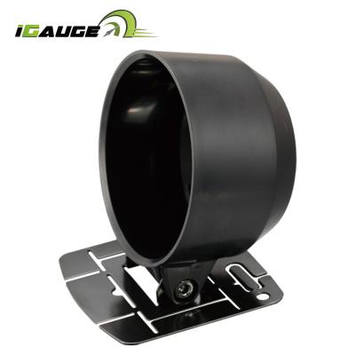 China Universal Car 52mm Car Lug Auto Meter Meter Measuring Holder Cup Black Plastic Universal Plastic Stand Holder for sale