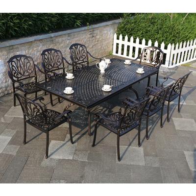 China Modern hot sale hotel outdoor dining table and chairs garden resturant table and chair for sale