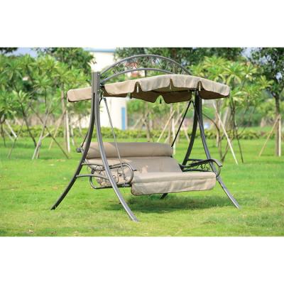 China Factory Price Modern Aluminum Garden Outdoor Porch Swing Chairs Outdoor Swing With Stand for sale