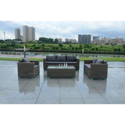 China Rattan Outdoor Furniture Wholesale Rattan Sofas Garden Luxury Resort Time Furniture Antique Balcony Sofa Set for sale