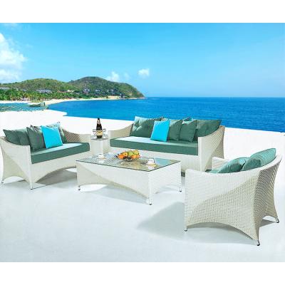 China Hotel outdoor high quality villa furniture set garden weather furniture patio furniture rattan sofa for sale