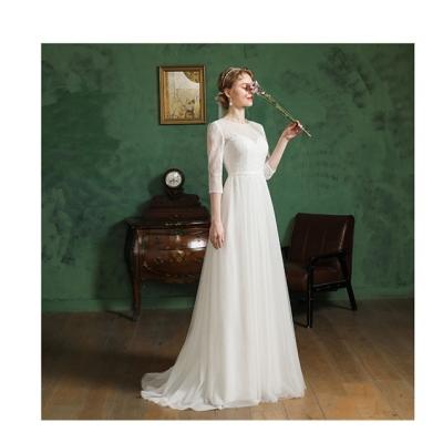 China Latest Designs Vestidos De Novia Antistatic Flower Embellished Plus Size Puffy Wedding Dress for sale