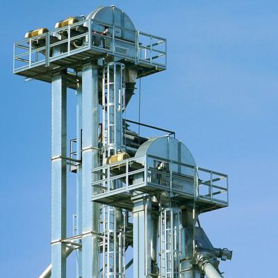 China energy & Mining Centrifugal Bucket Elevator For Lifting Animal Feed / Forage Into Heat Cylinder for sale