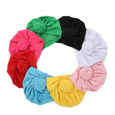 China B74 Dobby Baby Turban Toddler Kids Boy Girl Cotton Soft Hat Snail Knotted Hat for sale