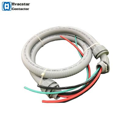 China Waterproof Flexible Air Conditioner Electrical Wire Hose Conduit Whips 6Ft 1/2'10AWG 1/2*6FT Components for sale