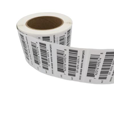 China Good Viscosity Barcode Label Premium Waterproof Thermal Label For Packaging for sale