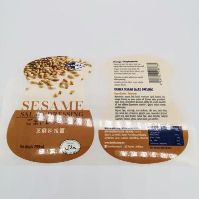 China Cheap Price Printed Luxury Food Label Sticker Sauce Label Sticker Label Sticker for sale