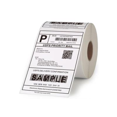 China Waterproof Self Adhesive Barcode Box White Thermal Mailing Address Labels for sale