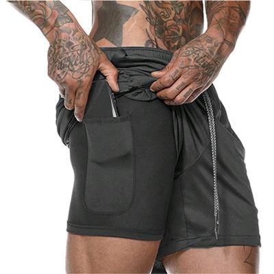 China OEM Sustainable Mens Gym Shorts With Pockets Breathable Outdoor Polyester Workout Quick-Drying Wear Shorts for sale