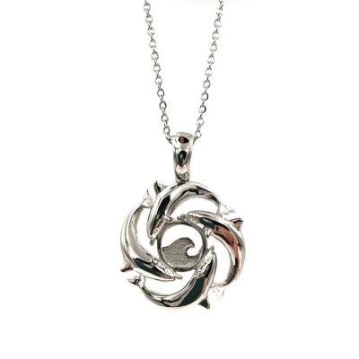 China Newest Exclusive Sealife Ladies Necklace Lead Free Nickel Finish Stainless Steel Polish Shiny Jewelry High for sale