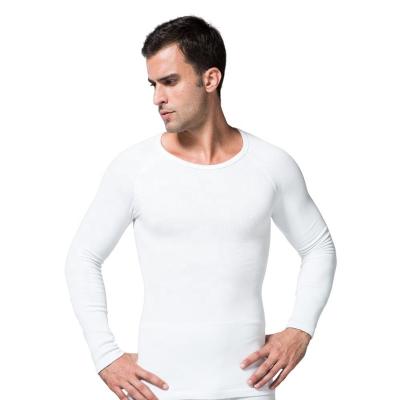 China MeiSu Breathable Thermal Underwear W067WH HEATMAX Seamless Compression Long Sleeve Bbody Shirt Men's Trimmer Heat Underwear For Man for sale