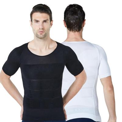 China ZEROBODYS Breathable W008 Sewn Classic 70D Cupping Panels Wholesale Perfect Men Slimming Body Shaper for sale