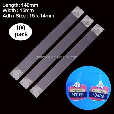 China Plastic Supermarkt shopping mall retail store shelf wobbler strip|supermarket shelf strip with adhesive pads|PVC shelf price strip for sale