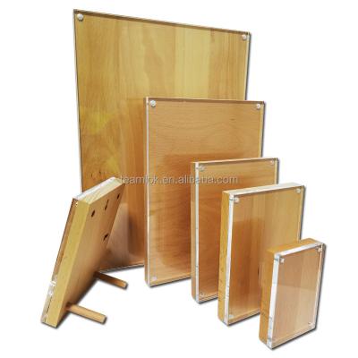 China Classic Wooden Acrylic Photo Frame | Handmade Picture Frame|Beech Wood Picture Frame 