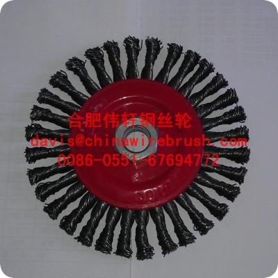 China Stringer Head Twist  Wire Brushes With Nut for sale