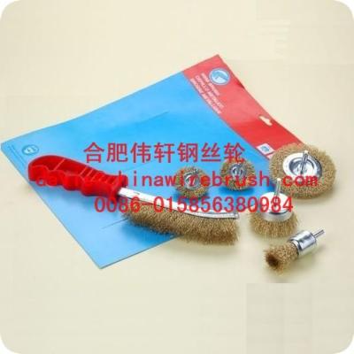 China 6 pcs Steel Wire Brush Set for sale