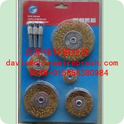 China 5 pcs Steel Wire Brush Set for sale