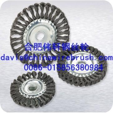 China Twist Knotted Wire Wheel Brushes for sale