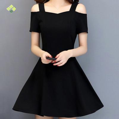 China DB001 women's casual fashion slim dress women's diet temperament anti-static a line dress ladies street fashion summer dress for sale